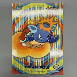 Pokemon Topps TV Animation Series 2 Wartortle Stick Ons 08 - Image 1