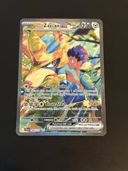 Pokemon TCG Journey Together 186/159 Hop’s Zacian EX Special Illustration - NM - Image 1