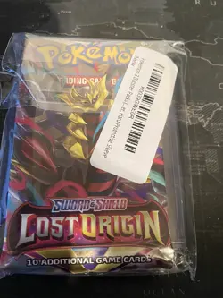*NEW* (1 Pack) Pokemon Lost Origin + (2) Random Booster Pack + Sticker - Image 1