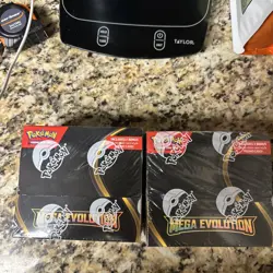 2 Brand New Factory Sealed Pokemon Mega Evolutions Enhanced Booster Boxes - Image 1