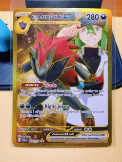 N’s Zoroark EX 189/159 - Hyper Rare - Journey Together - Near Mint Pokemon TCG - Image 1