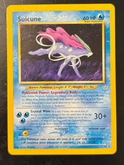 2001 Pokemon TCG Suicune 27/64 Neo Revelation Regular Ungraded - Image 2