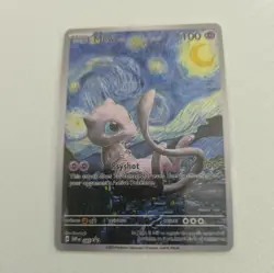 Mew Pokemon Van Gogh Pikachu Fan Art - Image 1