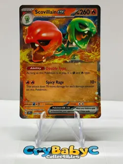 Pokemon Scovillain ex 037/191 Surging Sparks Scarlet & Violet Double Rare - Image 1
