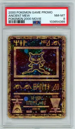 2000 POKEMON GAME MOVIE POKEMON 2000 MOVIE ANCIENT MEW PSA 8 - Image 1
