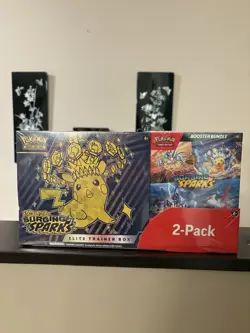Pokemon TCG Surging Sparks Elite Trainer Box & Booster Bundle Costco 2-Pack NEW! - Image 1