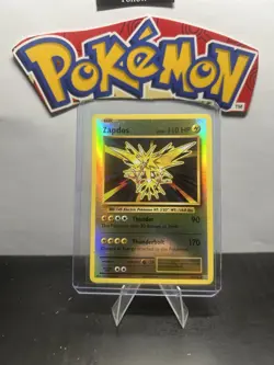 Zapdos Pokemon TCG Evolutions Rare Reverse Holo Gold Foil #42/108 - Image 1