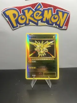 Zapdos Pokemon TCG Evolutions Rare Reverse Holo Gold Foil #42/108 - Image 2