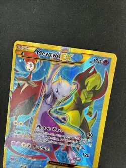 Pokemon TCG - Mewtwo EX (163 Secret Full Art) - XY - BREAKthrough (BKT) LP - Image 3