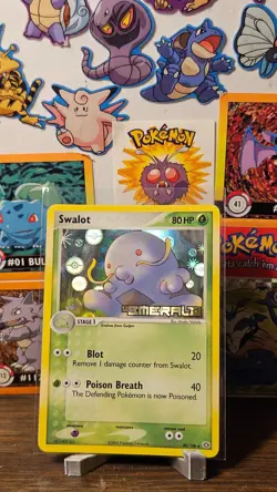 Pokemon EX Emerald Stamped Swalot 40/106 Reverse Holo 2005 Near Mint - Image 1