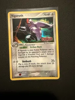Pokemon Vigoroth 41/108 EX Power Keepers Reverse Holo Stamped - Image 1