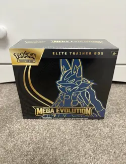 Pokemon TCG Mega Evolutions Lucario Elite Trainer Box ETB - Image 1
