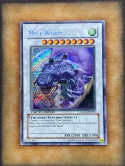 Yugioh Mist Wurm HA01-EN023 Secret Rare Limited Edition NM - Image 1
