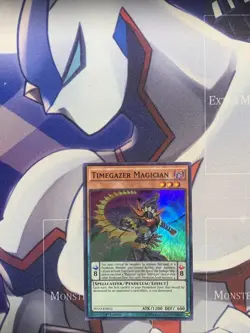 Yu-Gi-Oh! - Timegazer Magician - PEVO-EN012 - Super Rare - 1st Ed - NM/M - Image 1