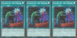 3x Called by the Grave (Misprint) | SDWD-EN026 | Common | Unlimited | NM - Image 1