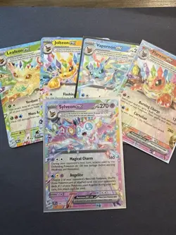 Pokemon TCG Prismatic Evolutions Ex Cards Lot Of 5 Near Mint - Image 1
