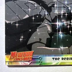 The Rebirth Of Ash 38 Black Label Topps Mewtwo Strikes Pokemon Movie Card 1999 - Image 3