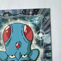 #72 TENTACOOL Pokemon Topps TV Animation Edition Card 1999 2000 Red Label - Image 3