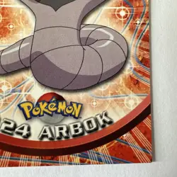 Arbok Pokemon Topps Trading Cards (Series 1) #24 NM Red Label - Image 4