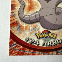 Arbok Pokemon Topps Trading Cards (Series 1) #24 NM Red Label - Image 5