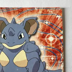 #31 Nidoqueen - Pokemon Topps Card - Black Logo - Image 3
