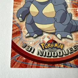 #31 Nidoqueen - Pokemon Topps Card - Black Logo - Image 5