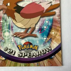 1999 Topps Series 1 Pokemon Card Spearow #21 Blue Label - Image 5