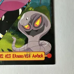 Pokemon Card Ekans And Arbok #23 Topps Tv Series 1 - Image 4