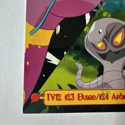 Pokemon Card Ekans And Arbok #23 Topps Tv Series 1 - Image 5