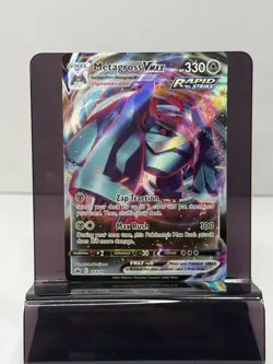 Pokemon TCG Metagross VMAX Chilling Reign 113/198 Holo Rare Card - Image 1