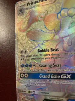 Primarina GX 149/145 Sun & Moon Guardians Rising Secret Rare Pokemon TCG Card - Image 2