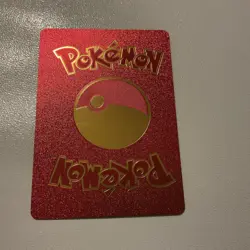 CHARIZARD 4/102 Base Set Vintage Red Foil RARE Fan Art Display Card NM - Image 3
