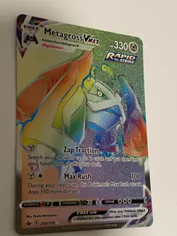 Metagross VMAX 208/198 - Chilling Reign - Secret Rare Pokemon Card - NM - Image 3
