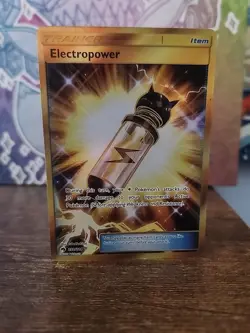 Pokemon Electropower Lost Thunder Full Art Gold Holo Card 232/214 Secret Rare - Image 2