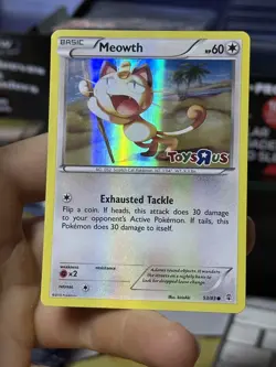 Meowth 53/83 Toys R Us Promo Generations 2016 Holo Pokemon Card TCG - Image 3
