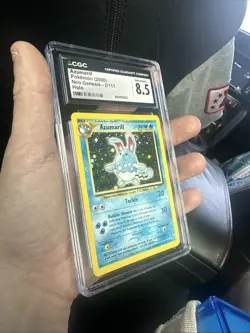 Pokemon TCG Azumarill Neo Genesis Holo Card 2/111 - Image 1