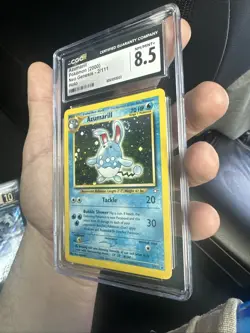 Pokemon TCG Azumarill Neo Genesis Holo Card 2/111 - Image 2