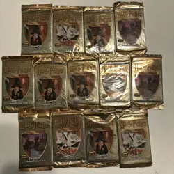 Harry Potter Trading Card Game Spa Booster Packs Lot of 13 New/Sealed WOTC 2001 - Image 1