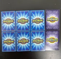 2001 Digimon Digital Monsters Metalgarurumon Foil And Wargreymon Holo Cards - Image 4
