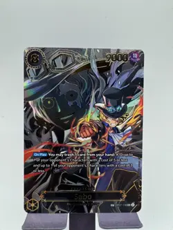 One Piece English Sabo - OP07-118 (SP) - Carrying On His Will (OP13 NM Card - Image 1