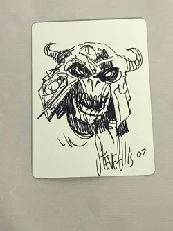 MTG Phantasmagorian Artist Proof Sketch and Signature Signed Ellis - Image 2