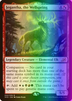 MTG Jegantha, the Wellspring (222p/136) Ikoria Lair of Behemoths Promos LP FOIL - Image 1