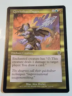 Quicksilver Dagger 118/143 Magic The Gathering MTG - Image 1