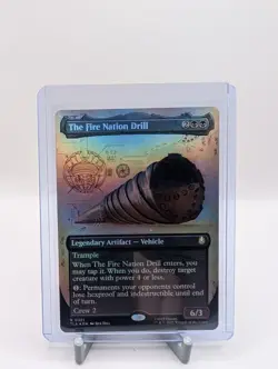 Avatar The Last Airbender The Fire Nation Drill Borderless Foil #321 - Image 1