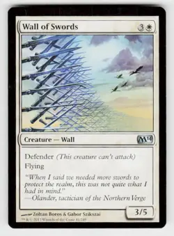 Magic 2014 (M14) #41 Wall of Swords - Image 1