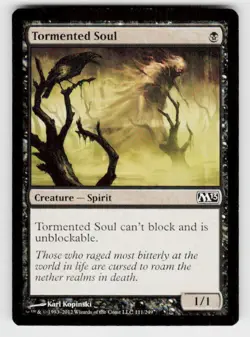 Magic 2013 (M13) #111 Tormented Soul - Image 1