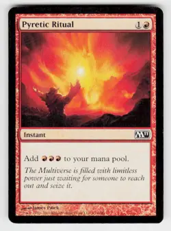 Magic 2011 (M11) #153 Pyretic Ritual - Image 1