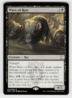 Commander: Streets of New Capenna #41 Wave of Rats - Image 1