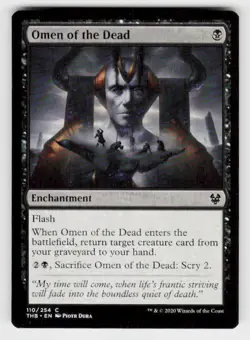 Theros Beyond Death #110 Omen of the Dead - Image 1