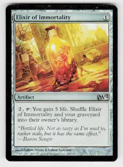 Magic 2012 (M12) #208 Elixir of Immortality Foil - Image 1